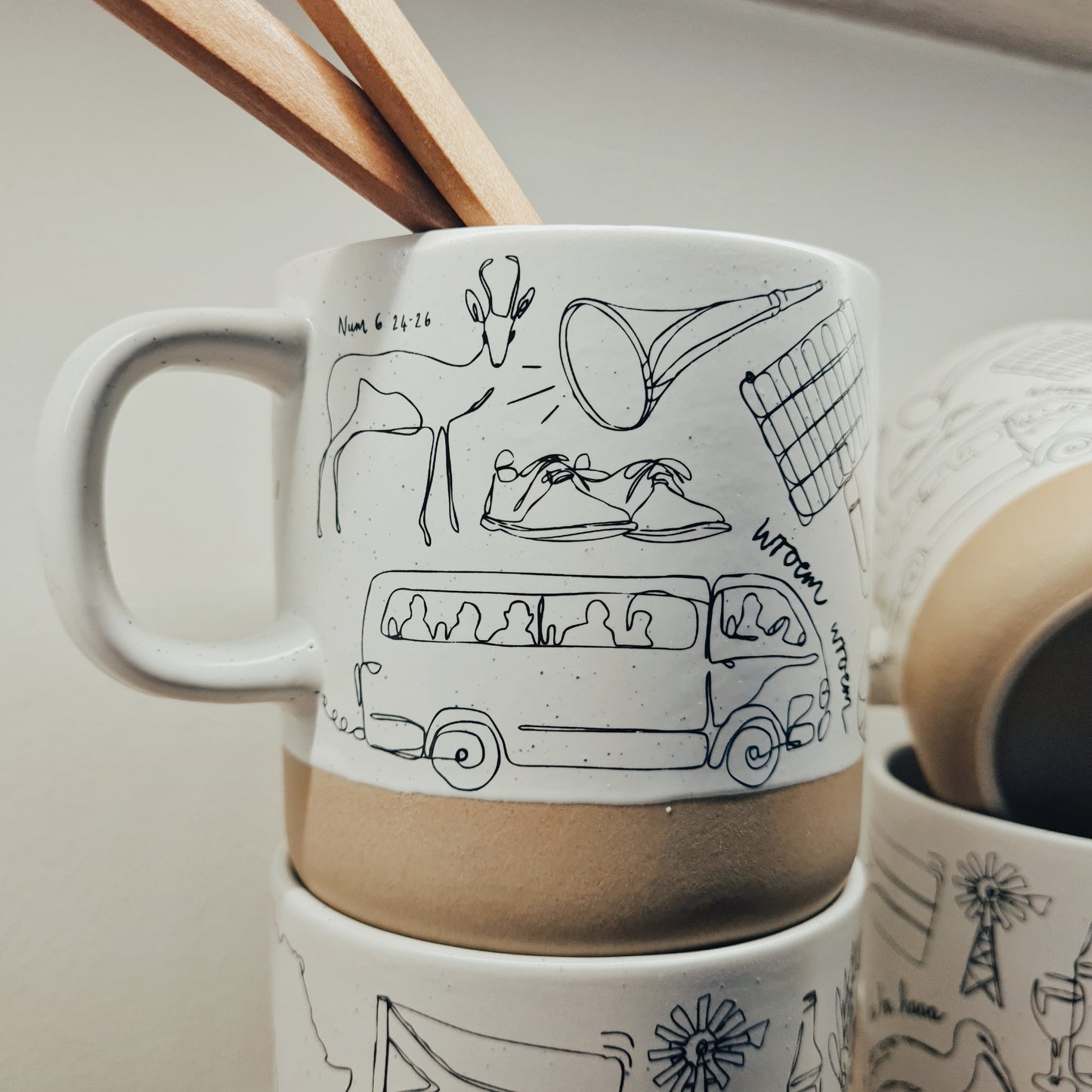 South African Mug - white ceramic